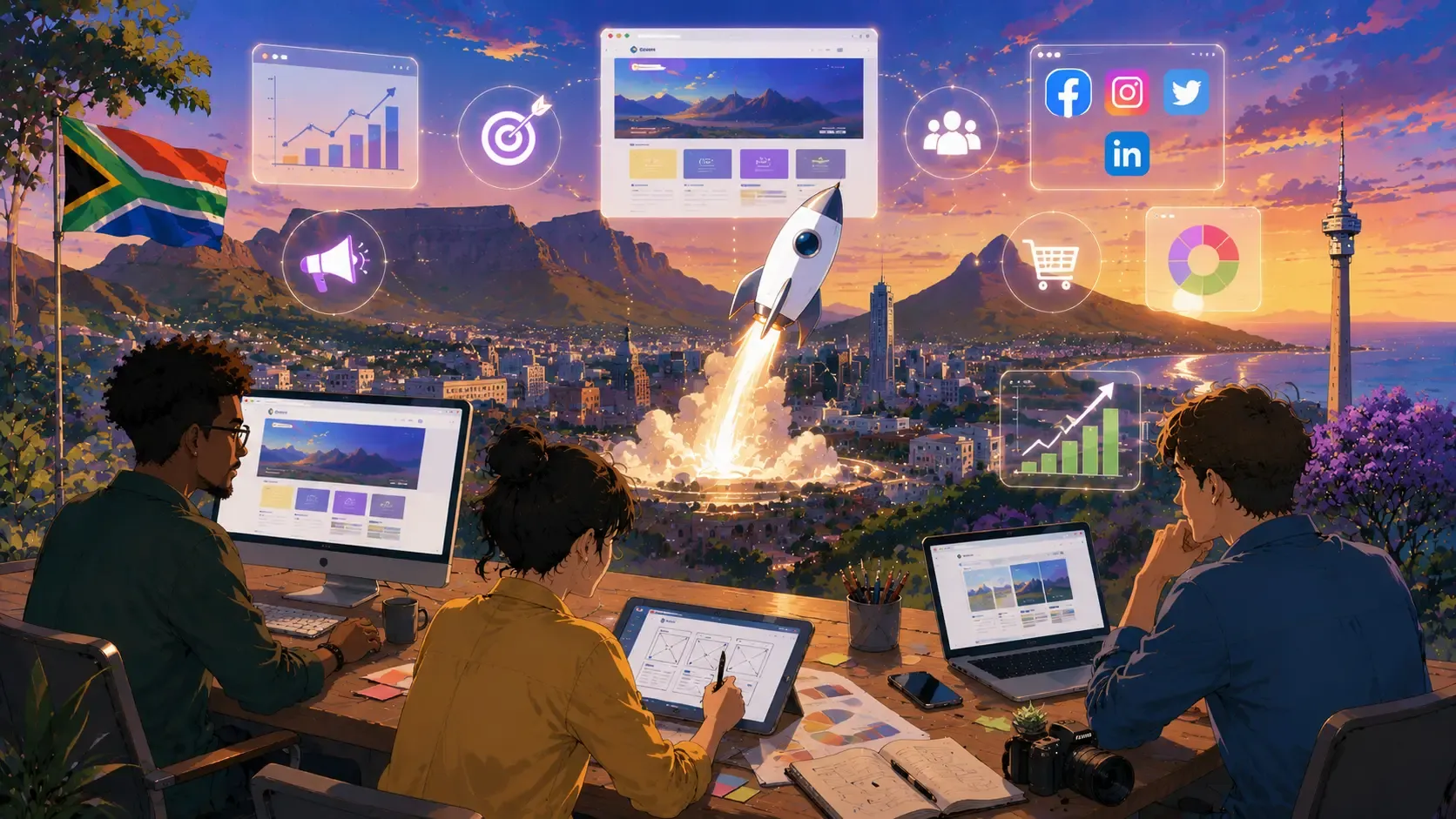 Mastering Web Marketing and Design: An Odyssey of Digital Flourishing in South Africa